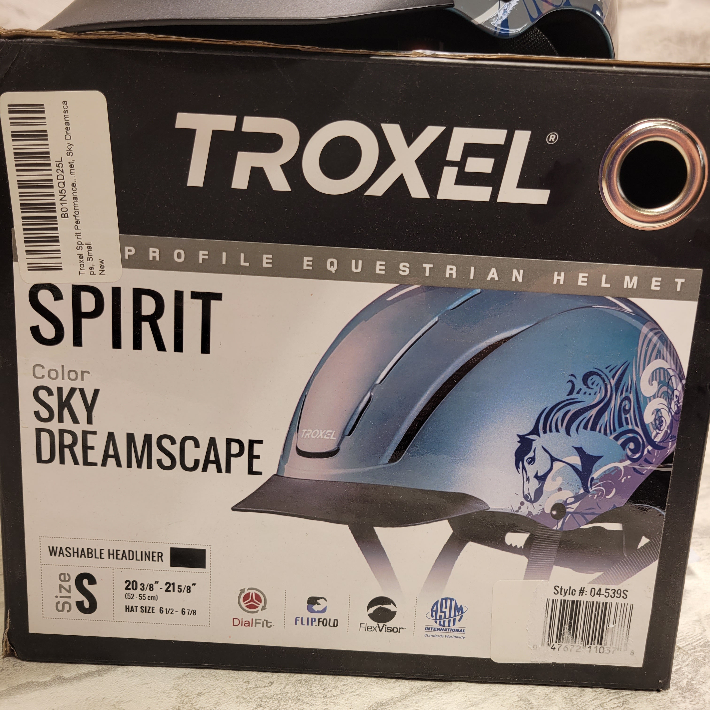 Troxel Spirit Performance Helmet, Sky Dreamscape, Small (7672056807662)